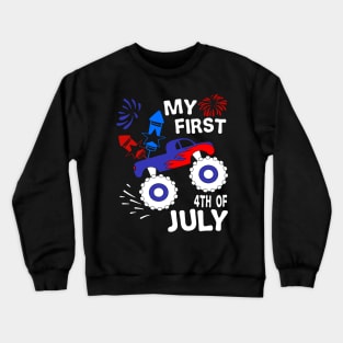 My first 4th of july..family matching gift idea Crewneck Sweatshirt